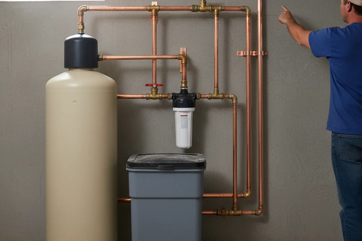 Whole-house water treatment system installed in Le Grand